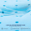 Colchon gel memory foam mattress topper